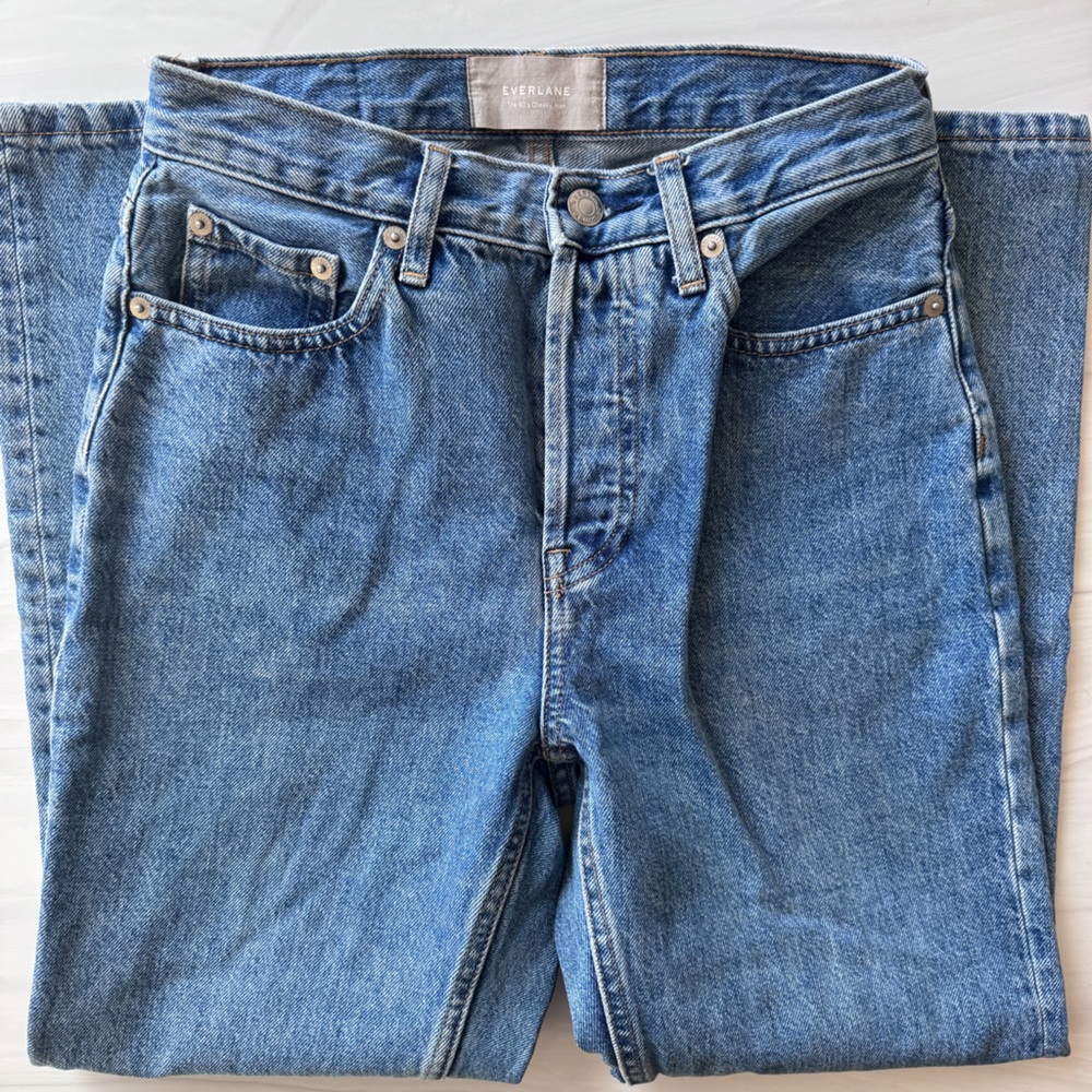 Everlane 90’s Cheeky Denim Jean Sz 25 Crop - Picture 7 of 13